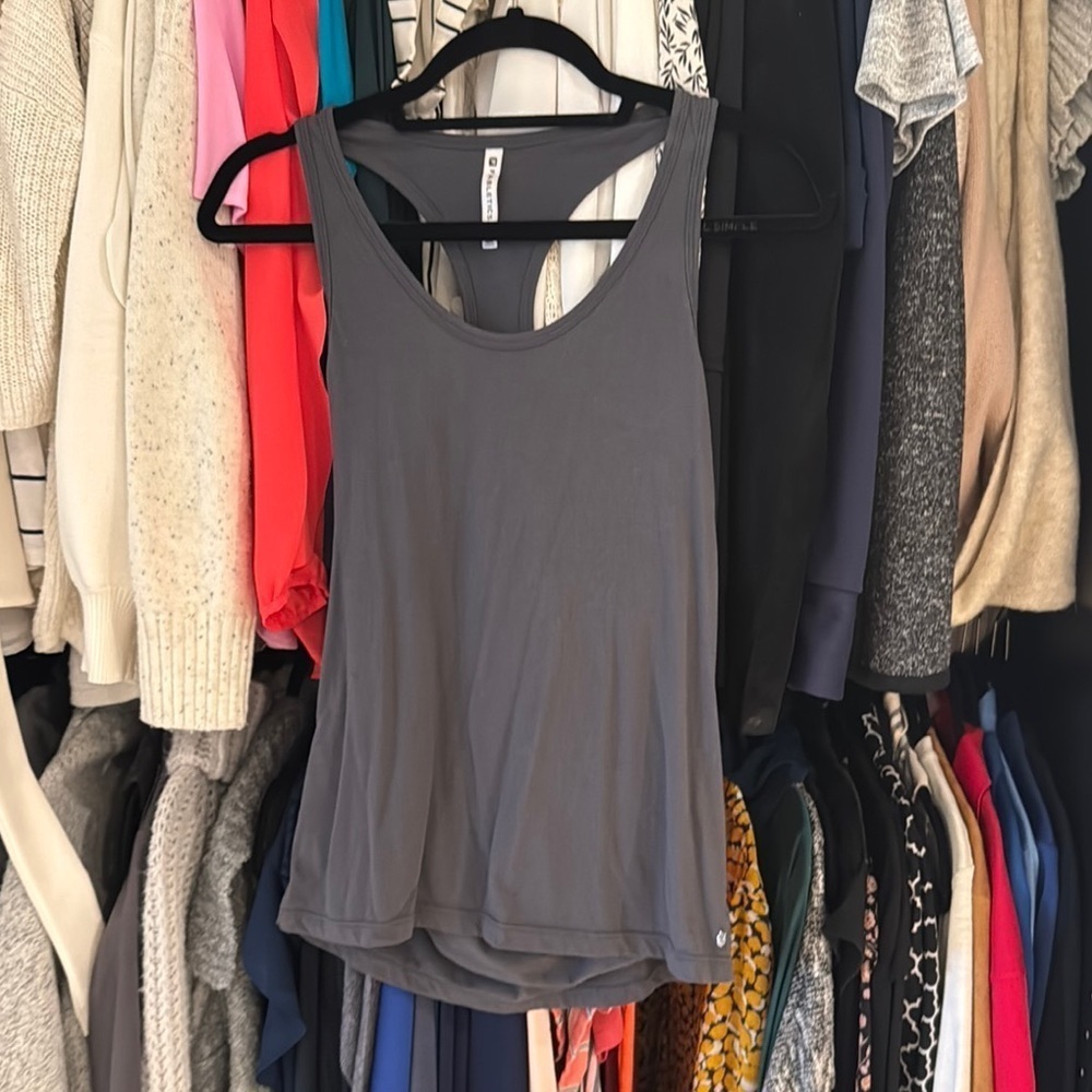Women's Black Racerback Tank Top - Picture 4 of 6
